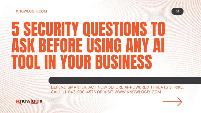 5 Security Questions to Ask Before Using Any AI Tool in Your Business