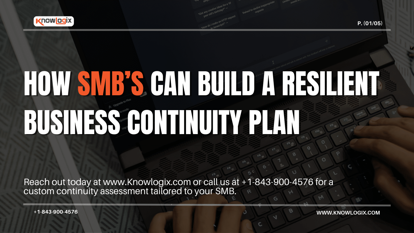 How SMBs Can Build a Resilient Business Continuity Plan